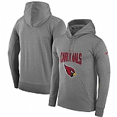 Arizona Cardinals Nike Sideline Property of Performance Pullover Hoodie Gray,baseball caps,new era cap wholesale,wholesale hats